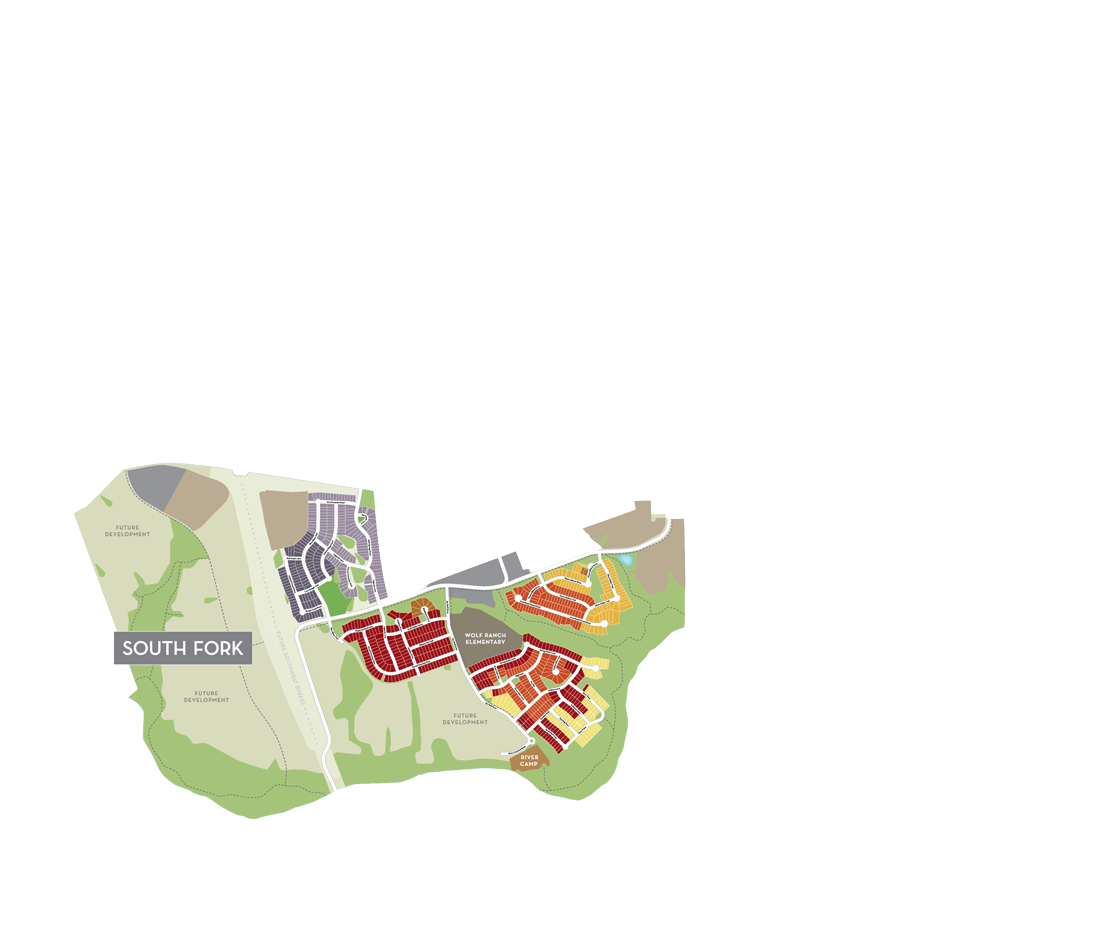South Fork neighborhood map.